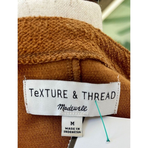 Texture & Thread Madewell Womens Wrap Top Burnt Orange Brown Size Medium - Picture 5 of 6